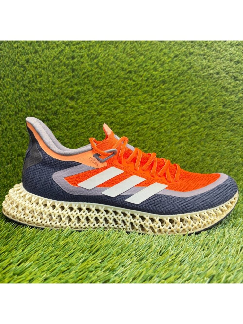 Adidas 4DFWD 2 Impact Orange Blue Mens Size 11 Athletic Running Shoes Sneakers